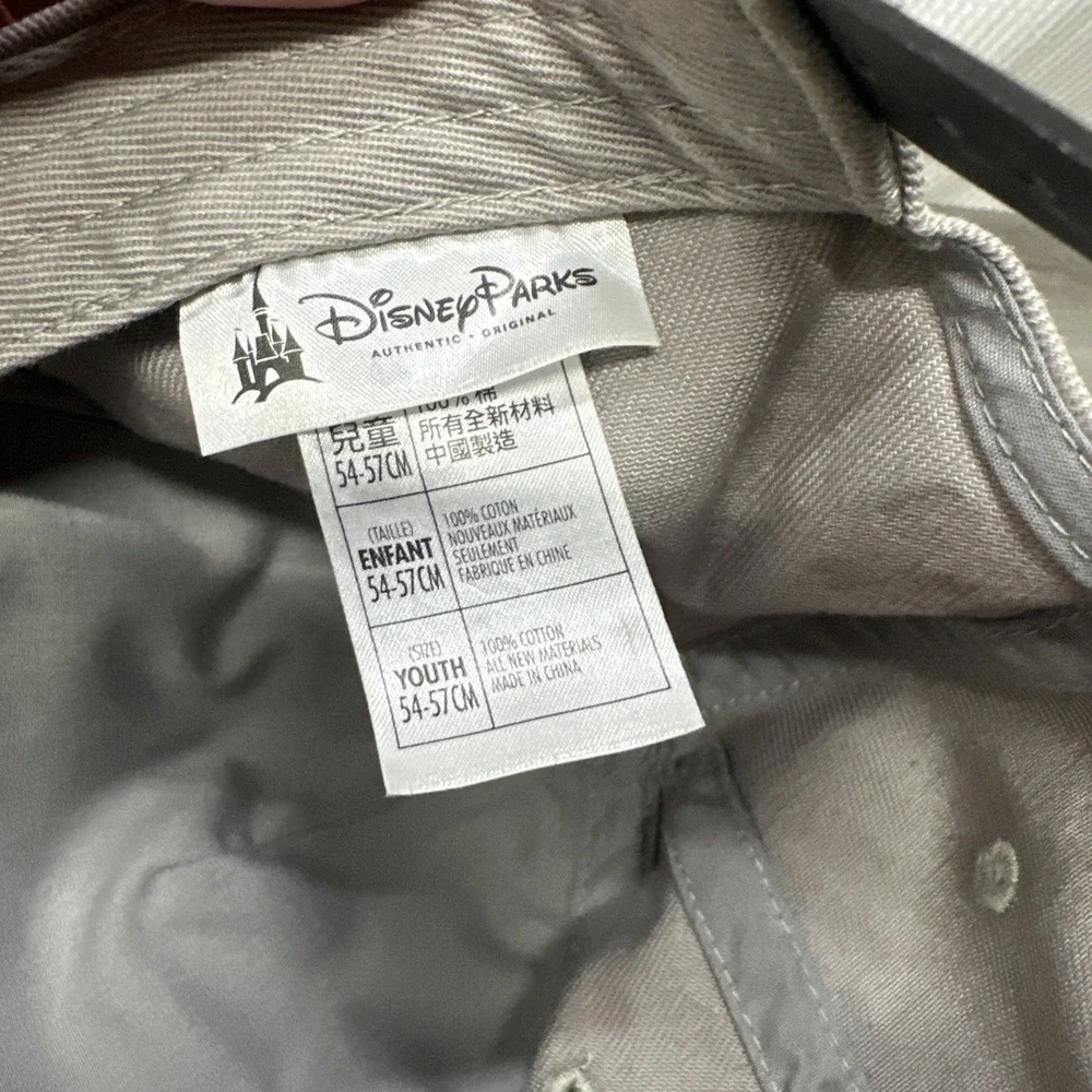 Disney Parks Jack Skellington Nightmare Before Christmas Youth Baseball Cap Gray